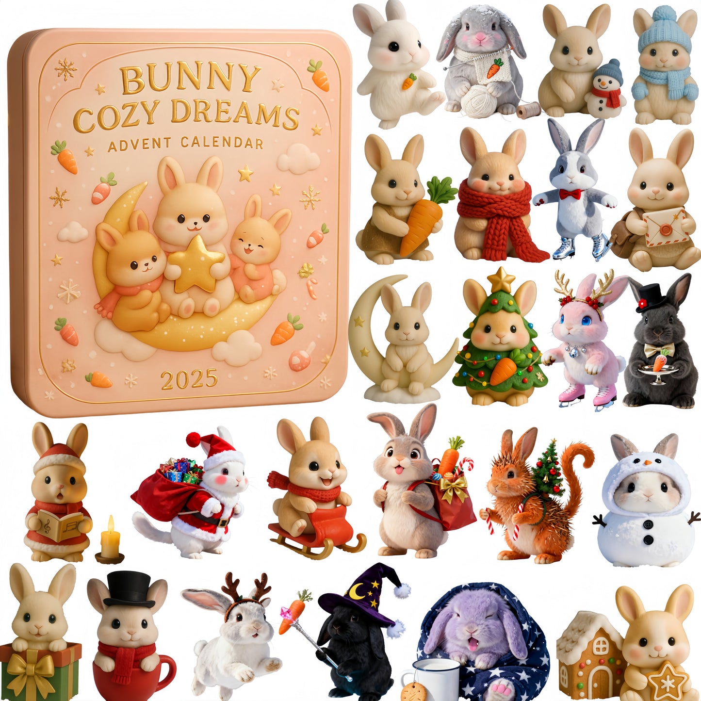 Адвент календар Bunny Cozy Dreams 2025