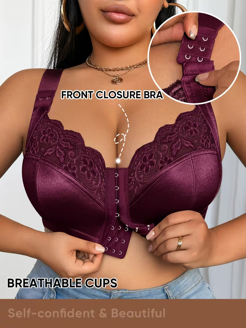 👙TRIUMPH – [4 szt.]🔥Biustonosz damski o 50% pełnym pokryciu dla kobiet o większych rozmiarach – Biustonosze plus size o wyrazistych proporcjach