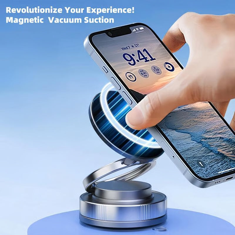 🔥Купете повече, спестете повече🔄360° регулируем магнитен вакуумен държач за телефон📱🚗