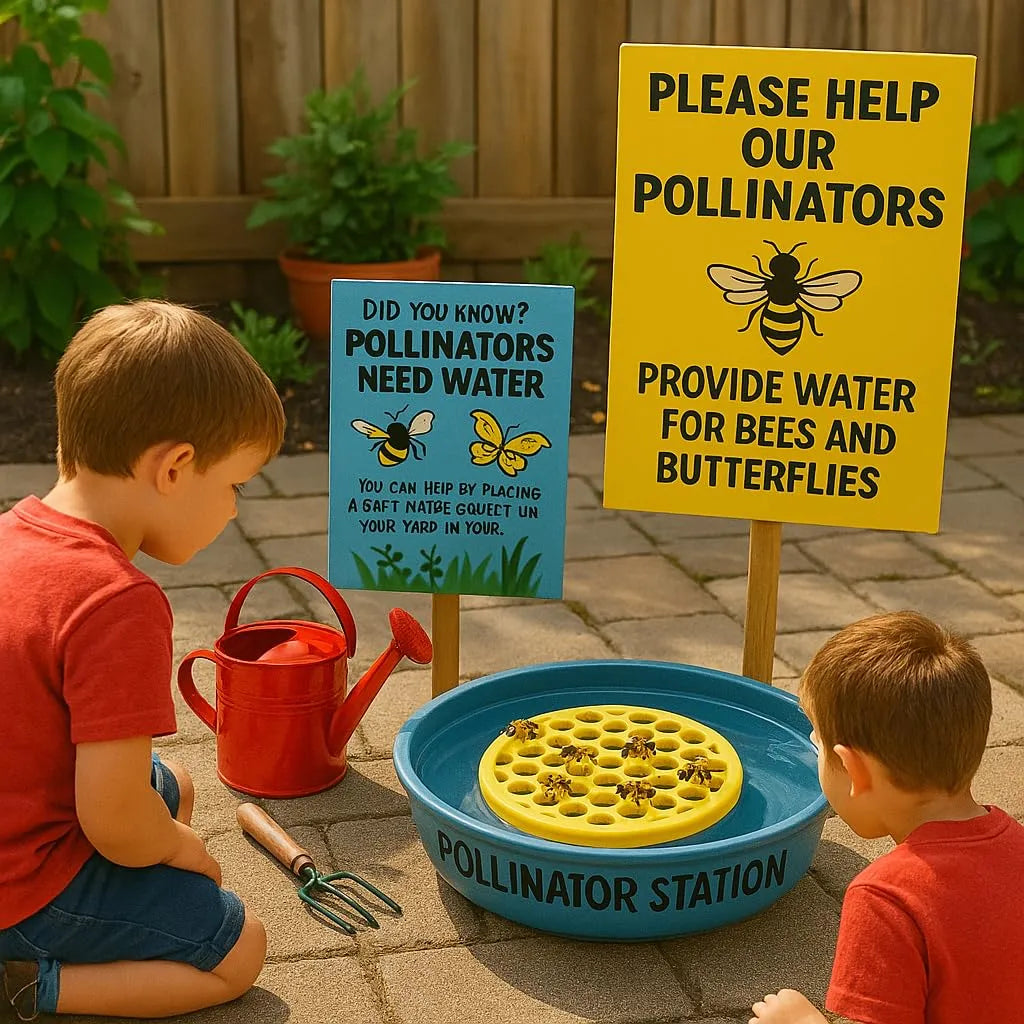 🐝 Pływająca Stacja dla Pszczół – Przyjazna Pszczołom Stacja Nawadniająca