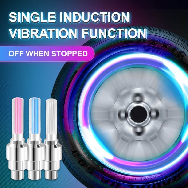 🌈 💡 Водоустойчиви LED светлини за джанти 【✨ 1+3 безплатно】