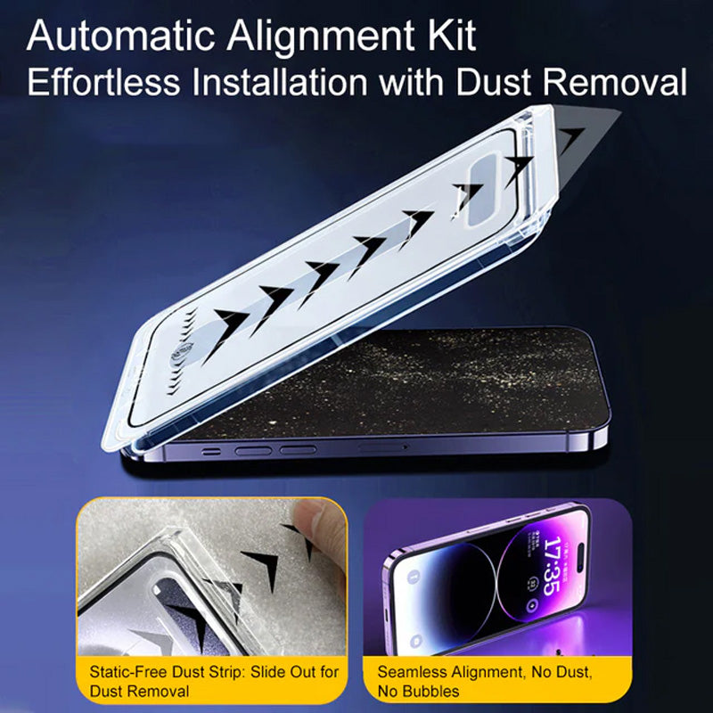 Закалено фолио без прах от копринен екран