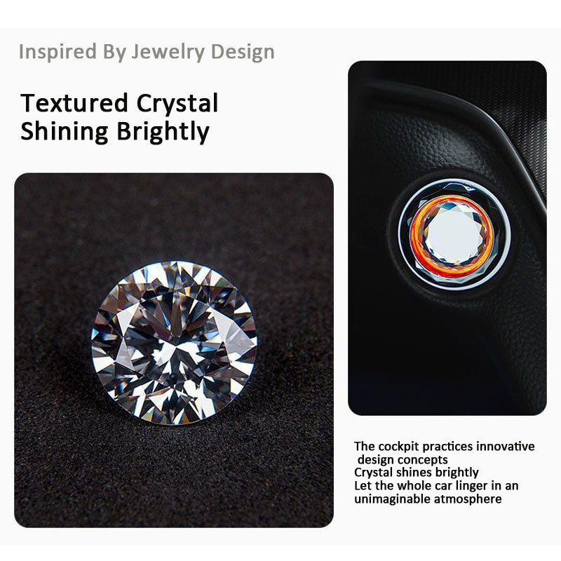 Promoție excelentă🔥Reducere de 49%🔥Buton de protecție cu cristal cu o singură cheie pentru pornire