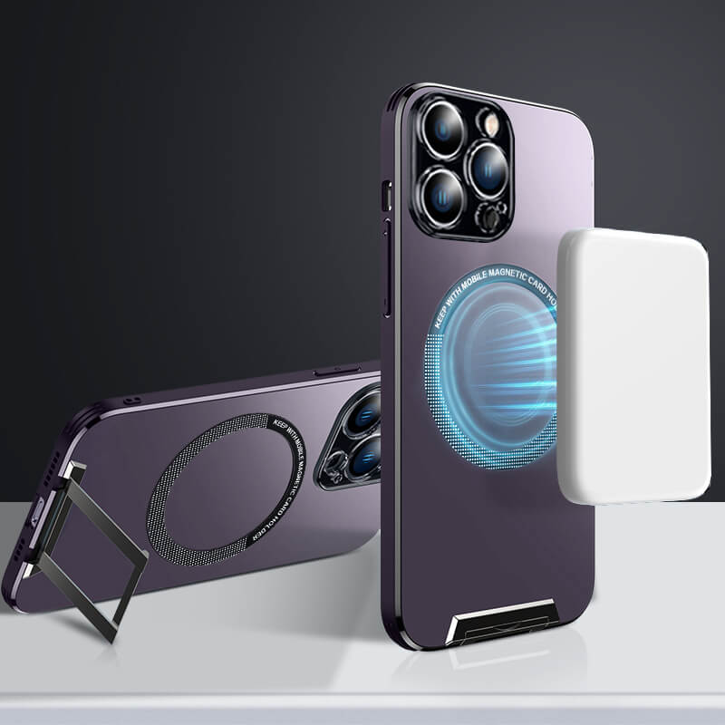 Калъф с магнитна стойка за iPhone