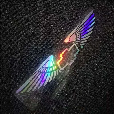 3D nalepka za avto, laserska, angelova krila ✧4 kosi✧