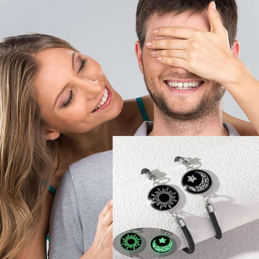 Слънце и Луна – Една душа. 💞 Гривни за двойки, които се свързват въпреки разстоянието.