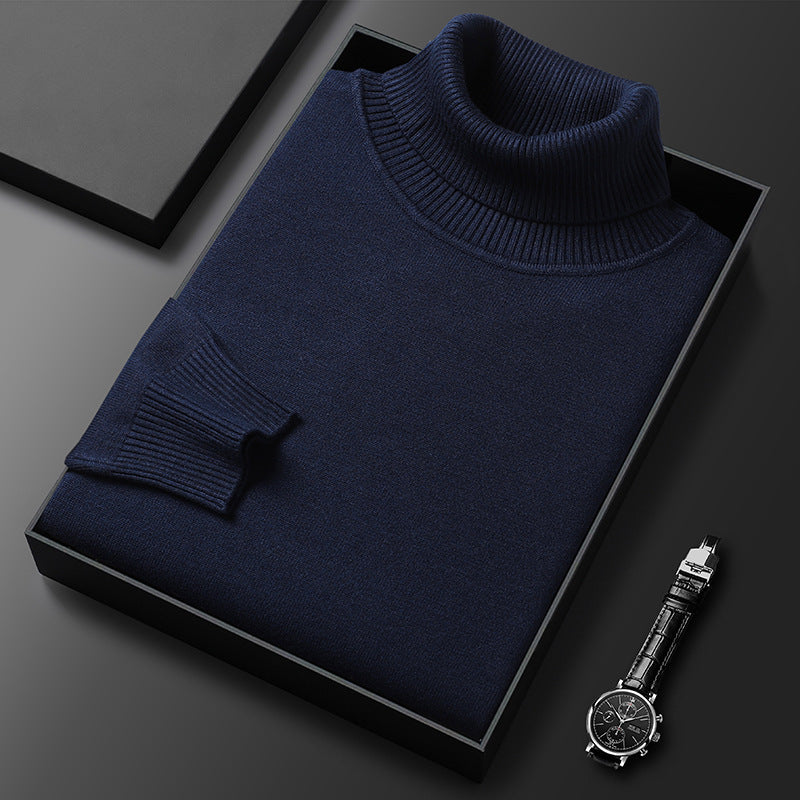Męski sweter premium w jednolitym kolorze