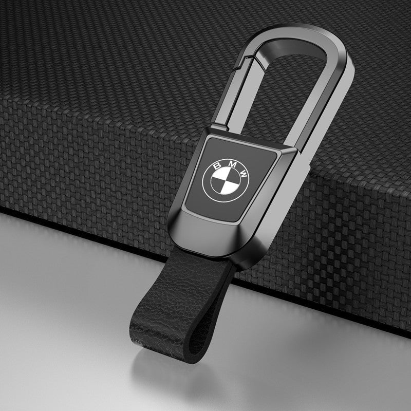 🎉Висококачествен ключодържател за кола от естествена кожа