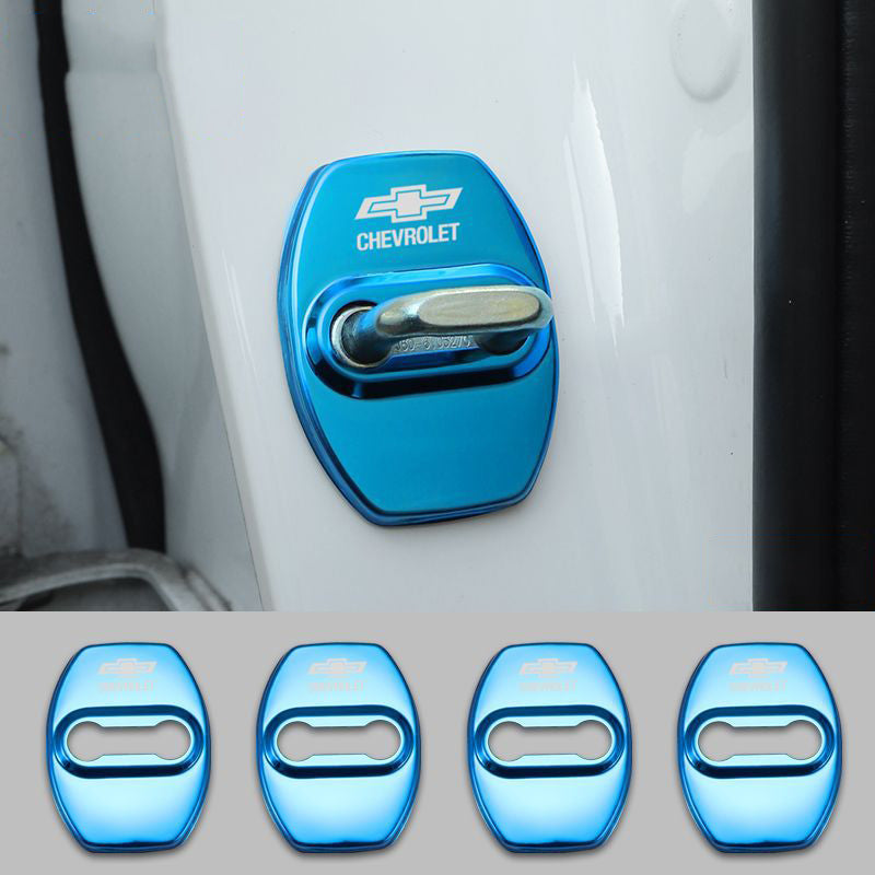 Gorąca wyprzedaż ✨50% zniżki ✨Osłona ochronna zamka drzwi samochodowych ze stali nierdzewnej, antykorozyjna🔥4 szt.🔥