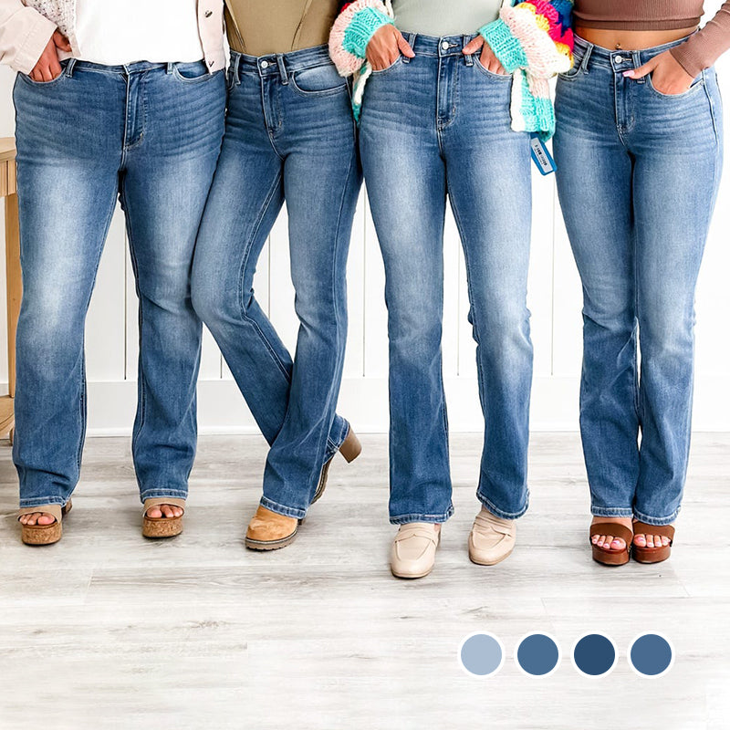 🏆Изпрани еластични дънки, които стягат корема и повдигат ханша👖