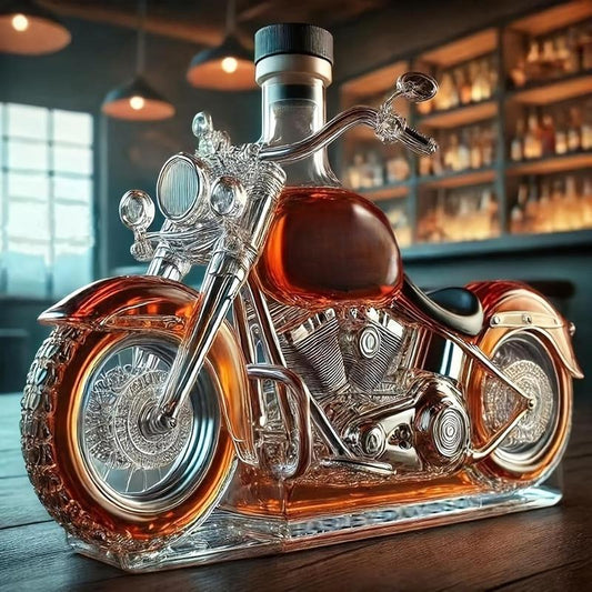 Karafka do whisky motocyklowa