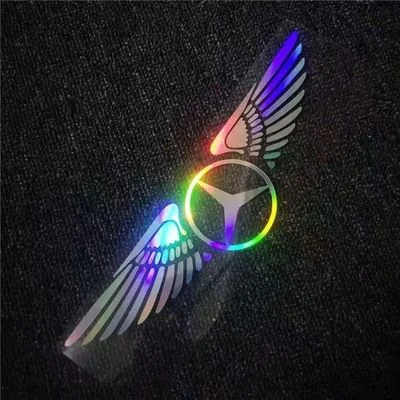 3D nalepka za avto, laserska, angelova krila ✧4 kosi✧
