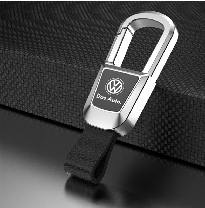 🎉Висококачествен ключодържател за кола от естествена кожа