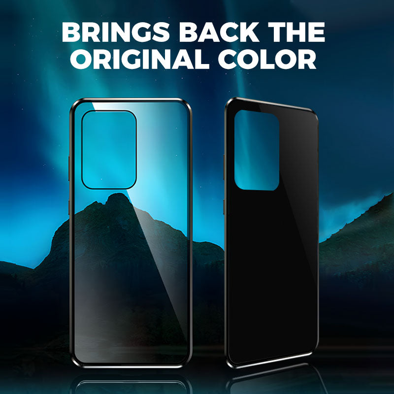 💥Магнитен калъф от закалено стъкло, двустранен, за телефони от серията Samsung S23-S25