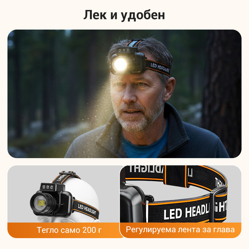 Мощен фар с много дълъг живот