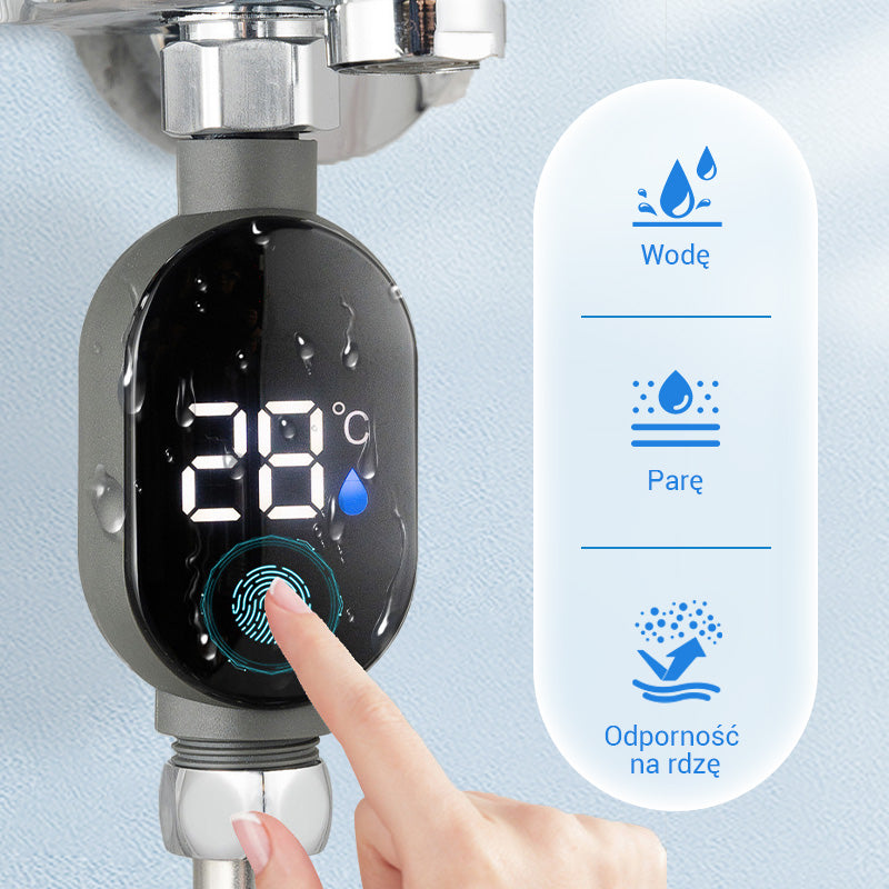 💧Termometer za prhanje🌡️ Nič več ugibanja – takojšnja temperatura! 🚿