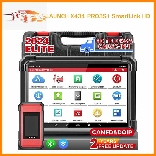 LAUNCH X431 PRO3S+ SmartLink HD 12V Auto 24V Truck Pełna diagnostyka narzędzia