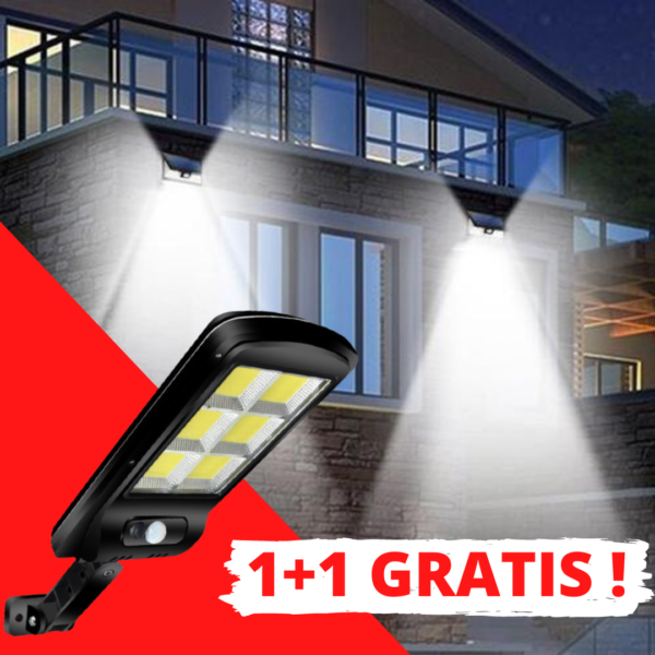 Соларна LED лампа 180W (Купувате 1, получавате 2 броя)