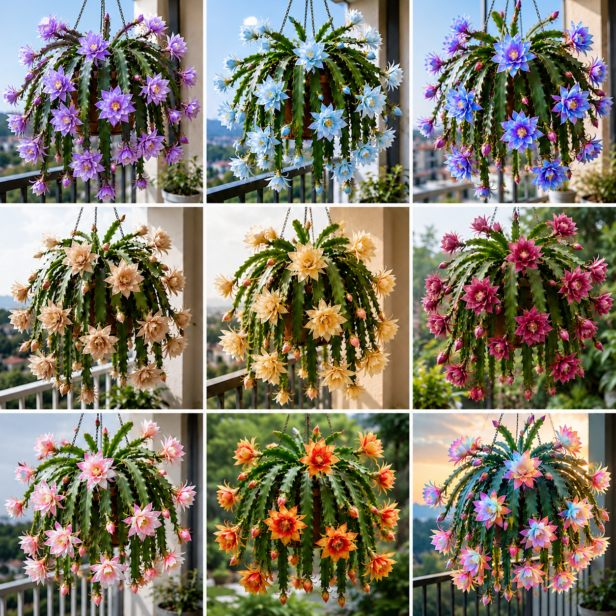 💫 Rzadki kaktus storczykowy Epiphyllum 🌸 Rzadki kwiat, który każdy chce podziwiać