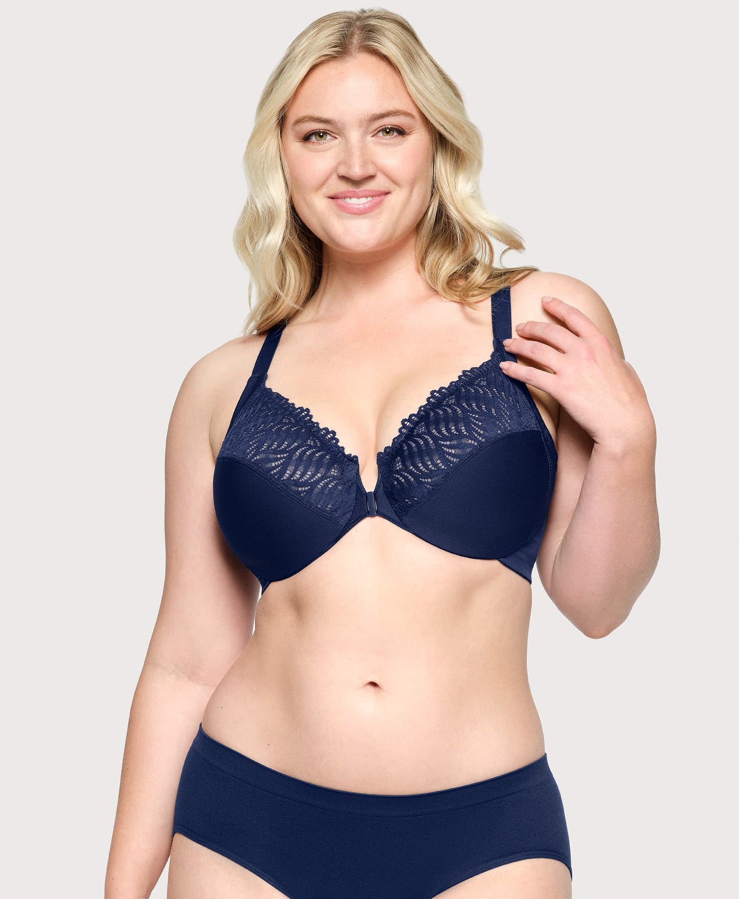 Triumph - (4 szt.) - 💖Biustonosz z zapięciem z przodu i tyłem w kształcie litery T