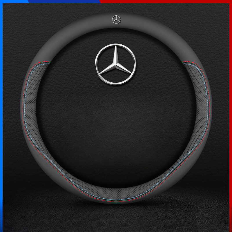 Висококачествен калъф за волан от кожа Nappa – Луксозен комфорт, дишаща конструкция и целогодишна издръжливост