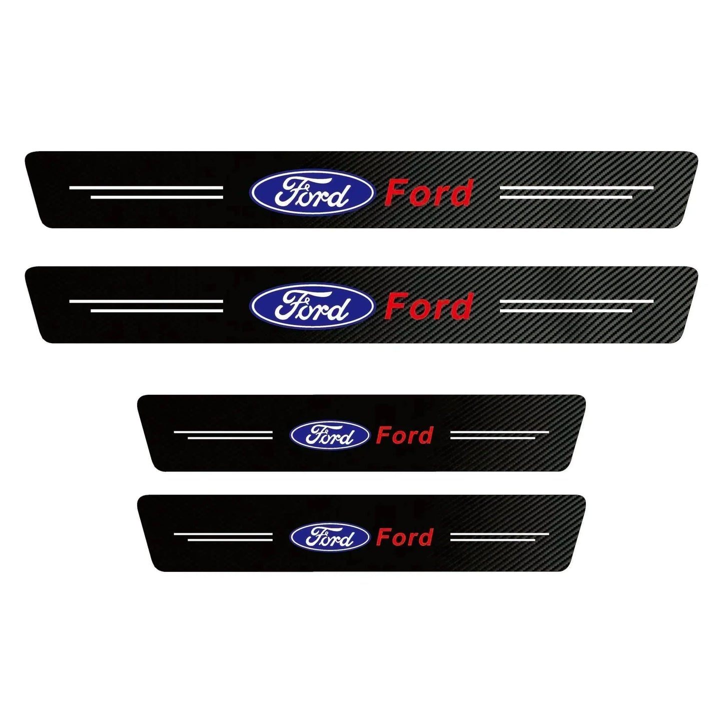 Протектор за прагове от въглеродни влакна (8 бр.)