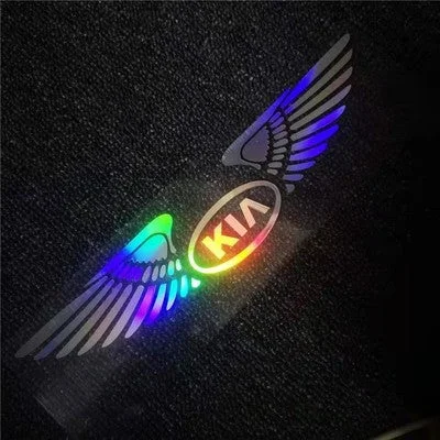 3D nalepka za avto, laserska, angelova krila ✧4 kosi✧