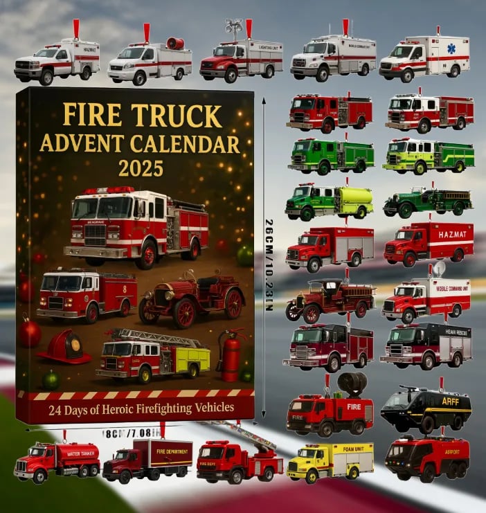 🚒🔥АДВЕНТ КАЛЕНДАР С ПОЖАРНА КОЛА 2025🎁🌲