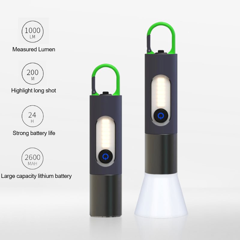 Акумулаторно тактическо лазерно фенерче с LED