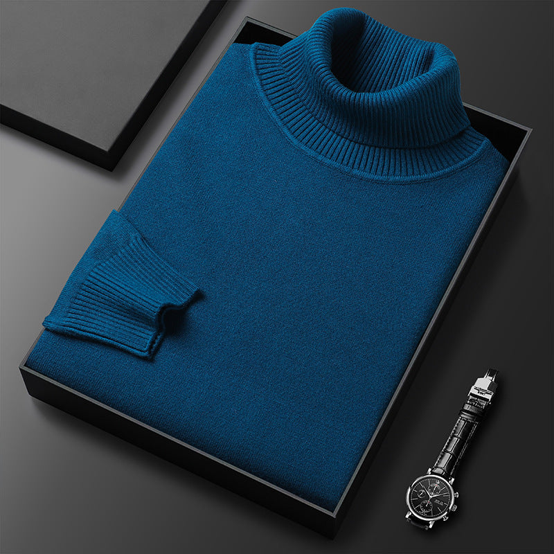 Męski sweter premium w jednolitym kolorze