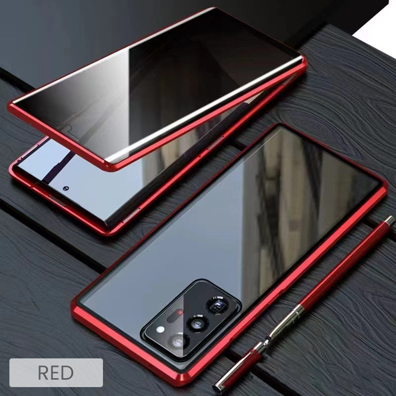 💥Магнитен калъф от закалено стъкло, двустранен, за телефони от серията Samsung S23-S25