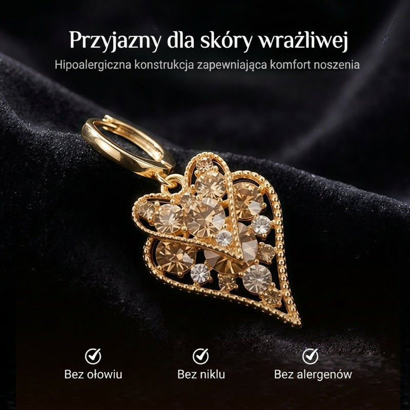 ✨ Sijoči srčki uhani – elegantni in primerni za vsako priložnost