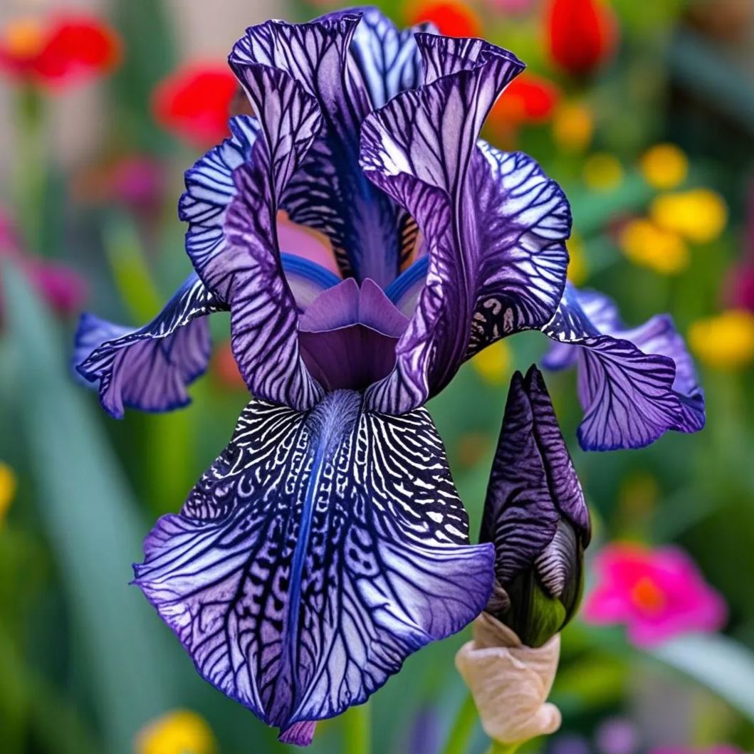 ⚜️Redek, visok bradati iris (premium sorta s koreninami)