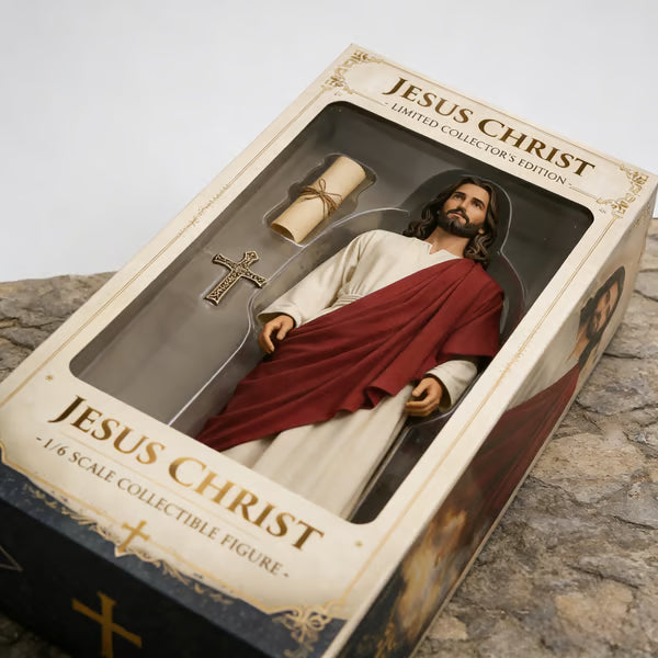 (🎁Последен ден 50% отстъпка)🙏✝️Исус Христос - Лимитирано колекционерско издание, фигурка в мащаб 1/6