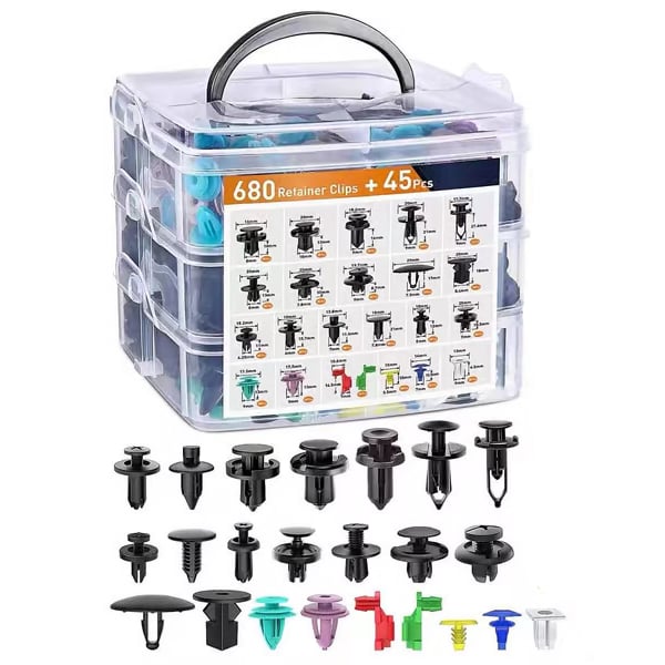 Комплект закрепвания за каросерия и инструмент за премахване на закрепвания SnapForge