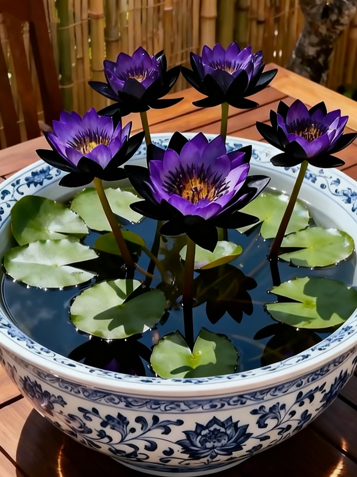 🌌💜 Lotos cienisty – rzadka piękność w Twoim ogrodzie🌸