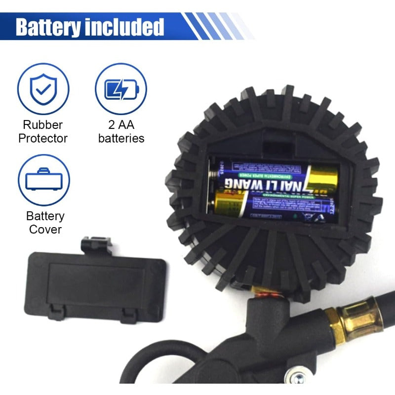 Precyzyjny cyfrowy inflator do opon