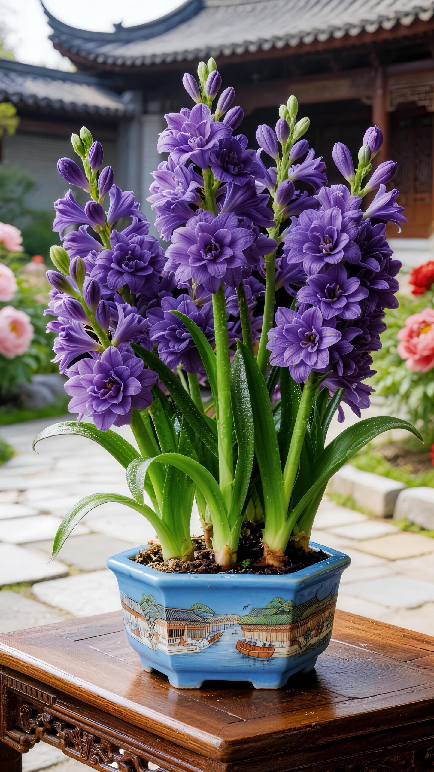 🌼 Dvojne čebulice tuberoze – svetel vonj za vaš vrt