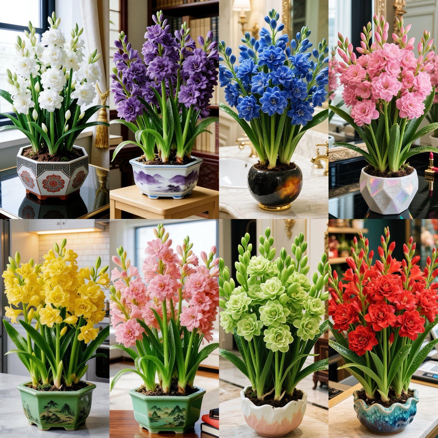 🌼 Dvojne čebulice tuberoze – svetel vonj za vaš vrt
