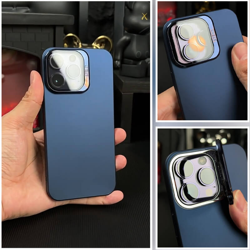 НЕВИДИМА ПОДПОРА И ЗАЩИТА НА ОБЕКТИВА ТЪНЪК КЕЙС ЗА IPHONE