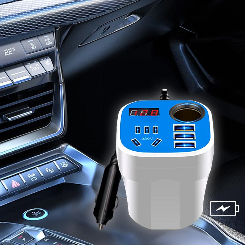 Автомобилен конвертор тип Cup Inverter QC Charger