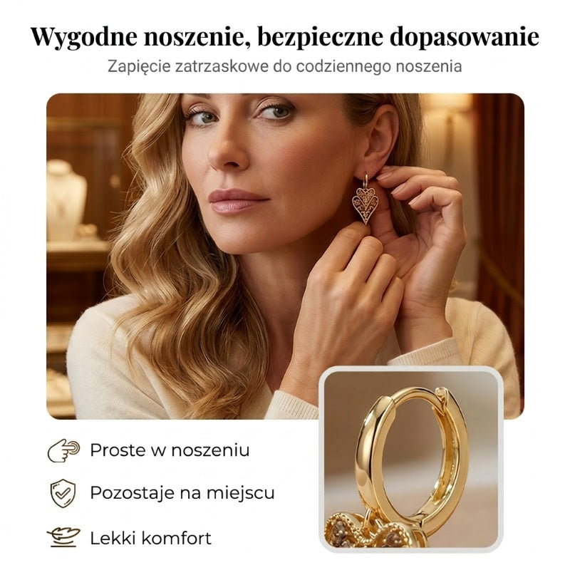 ✨ Sijoči srčki uhani – elegantni in primerni za vsako priložnost