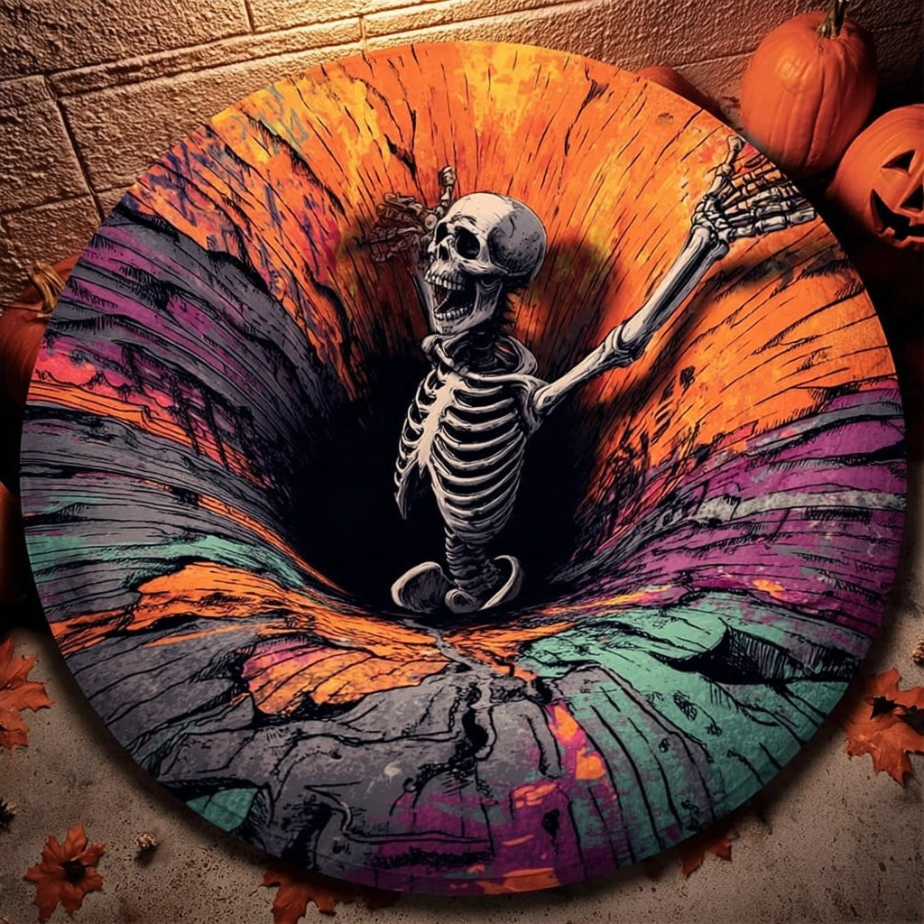 🎃👻 Dywan z iluzją optyczną 3D na Halloween | Realistyczny efekt, maksymalna atmosfera!