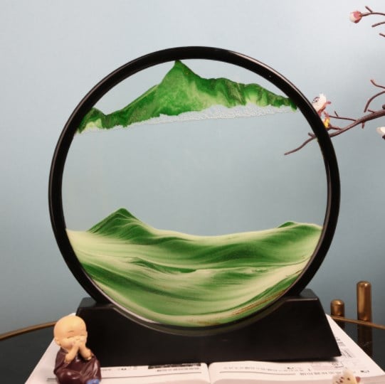 Пясъчен часовник 3D Дълбоководен морски пейзаж