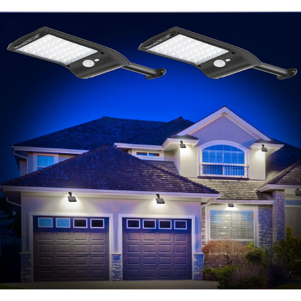 Соларна LED лампа 180W (Купувате 1, получавате 2 броя)