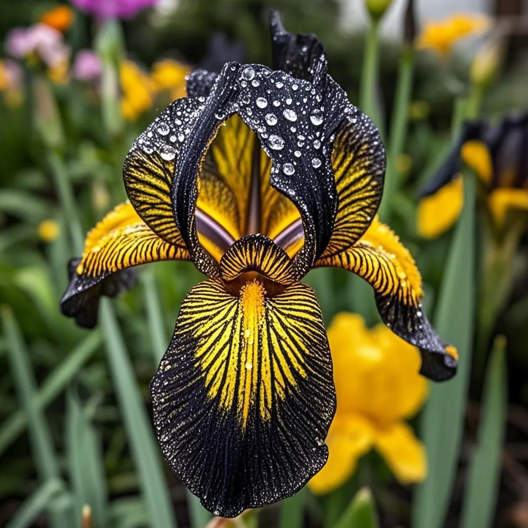 ⚜️Redek, visok bradati iris (premium sorta s koreninami)