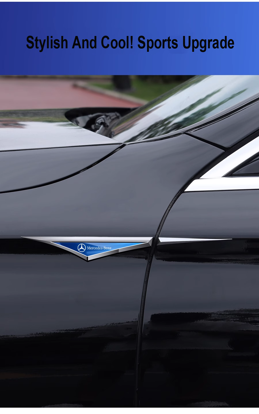 Креативни поцинковани метални стикери за кола ✨2 бр.✨