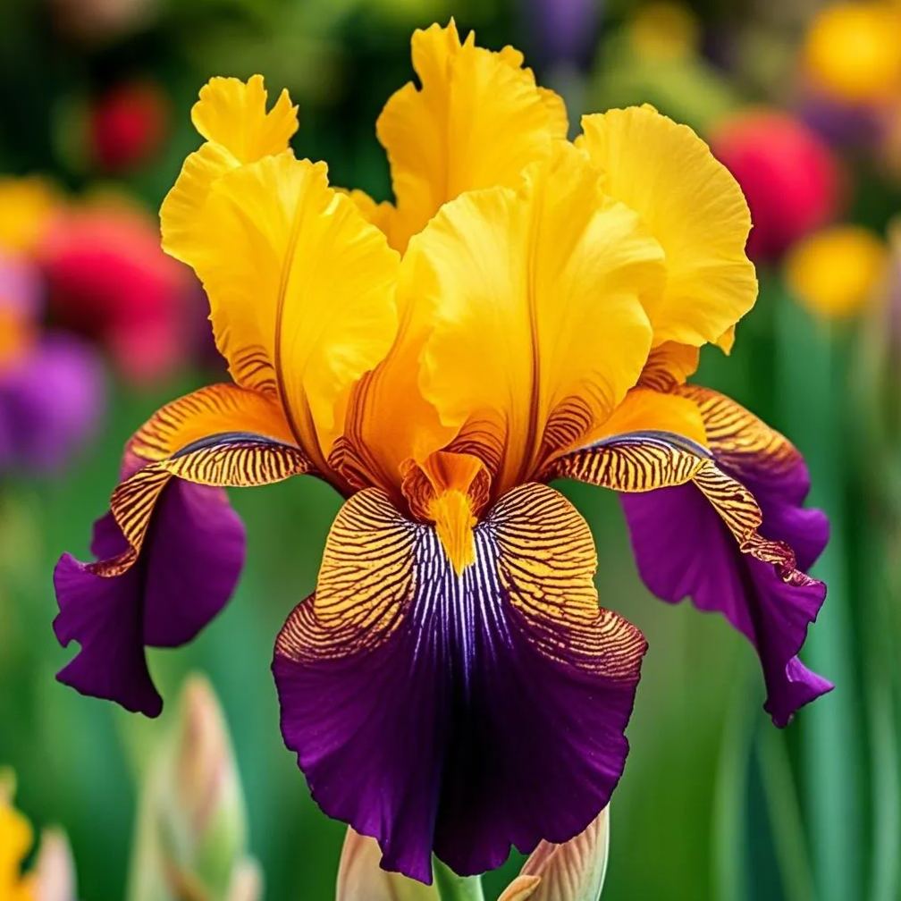 ⚜️Redek, visok bradati iris (premium sorta s koreninami)