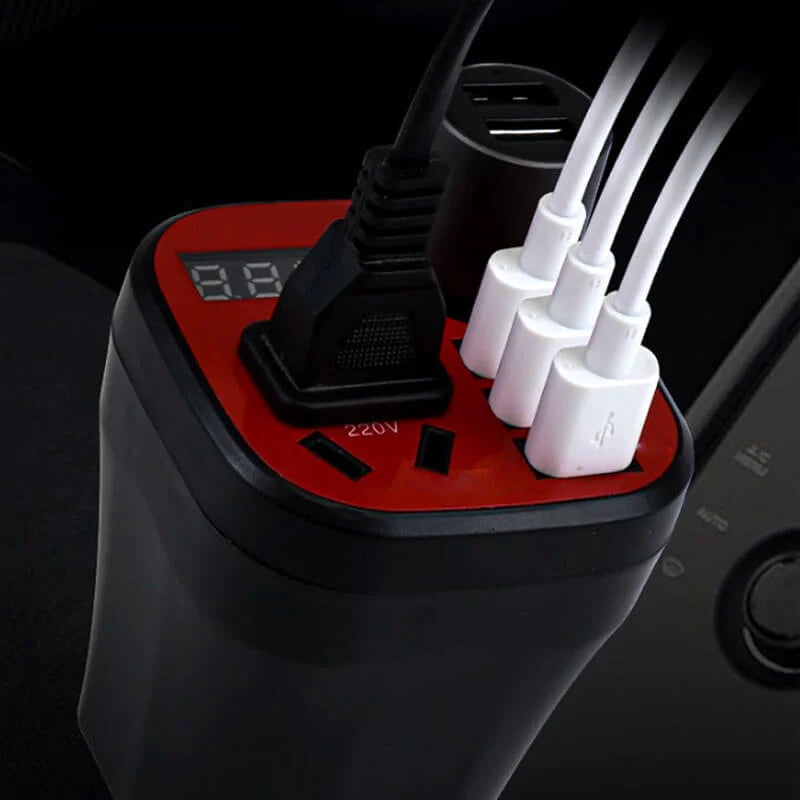 Автомобилен конвертор тип Cup Inverter QC Charger