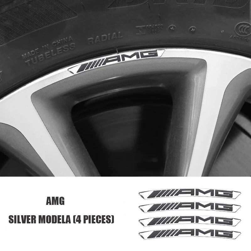 Гореща разпродажба ✨50% отстъпка ✨3D стикер за метална джанта с личност (4 бр.)